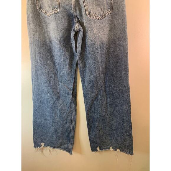 GARAGE Women’s Distressed Street Wide Jeans / Size: 5-W27 - Picture 9 of 9